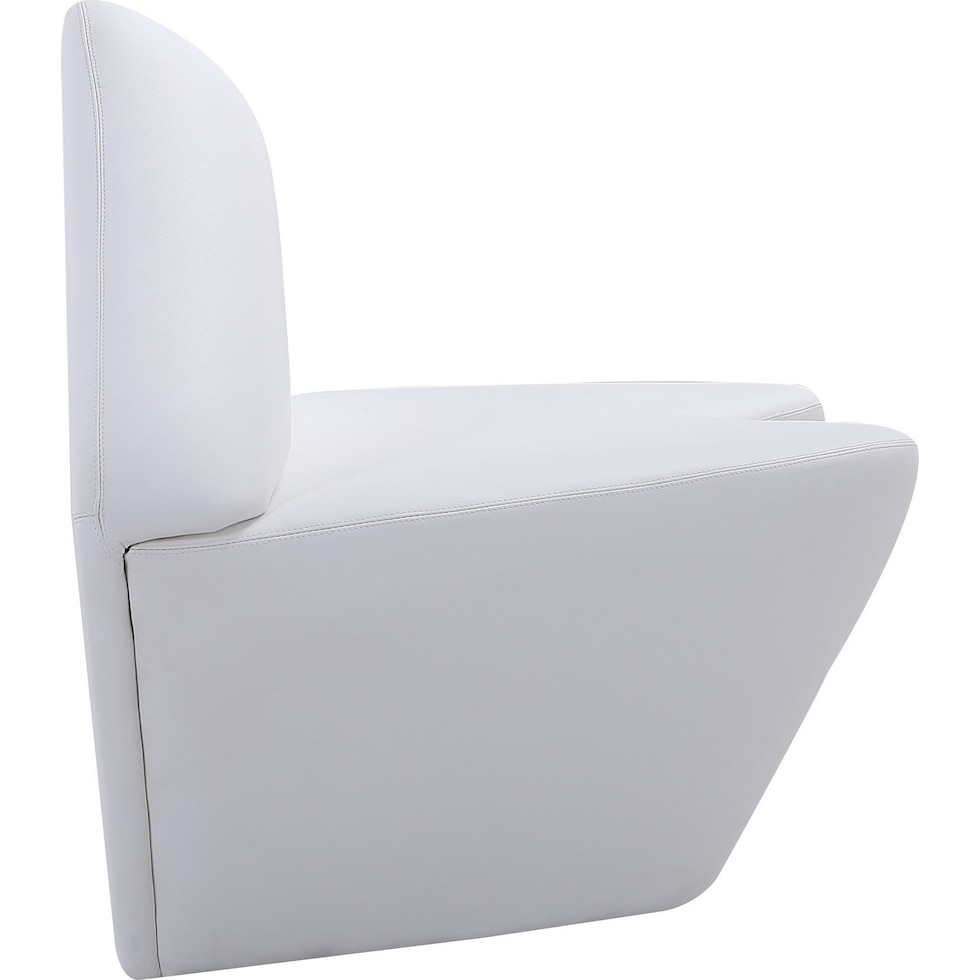 beso white loveseat   