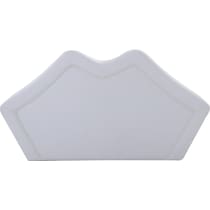 beso white loveseat   
