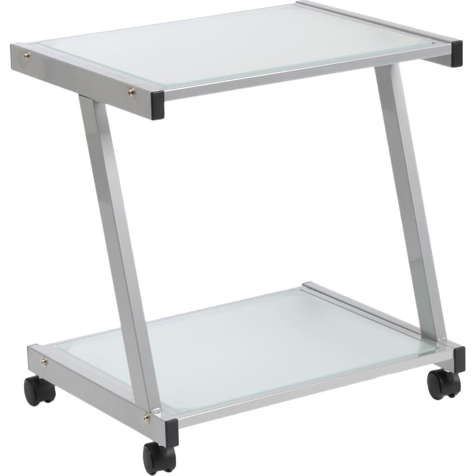 besse silver printer cart   