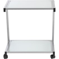 besse silver printer cart   