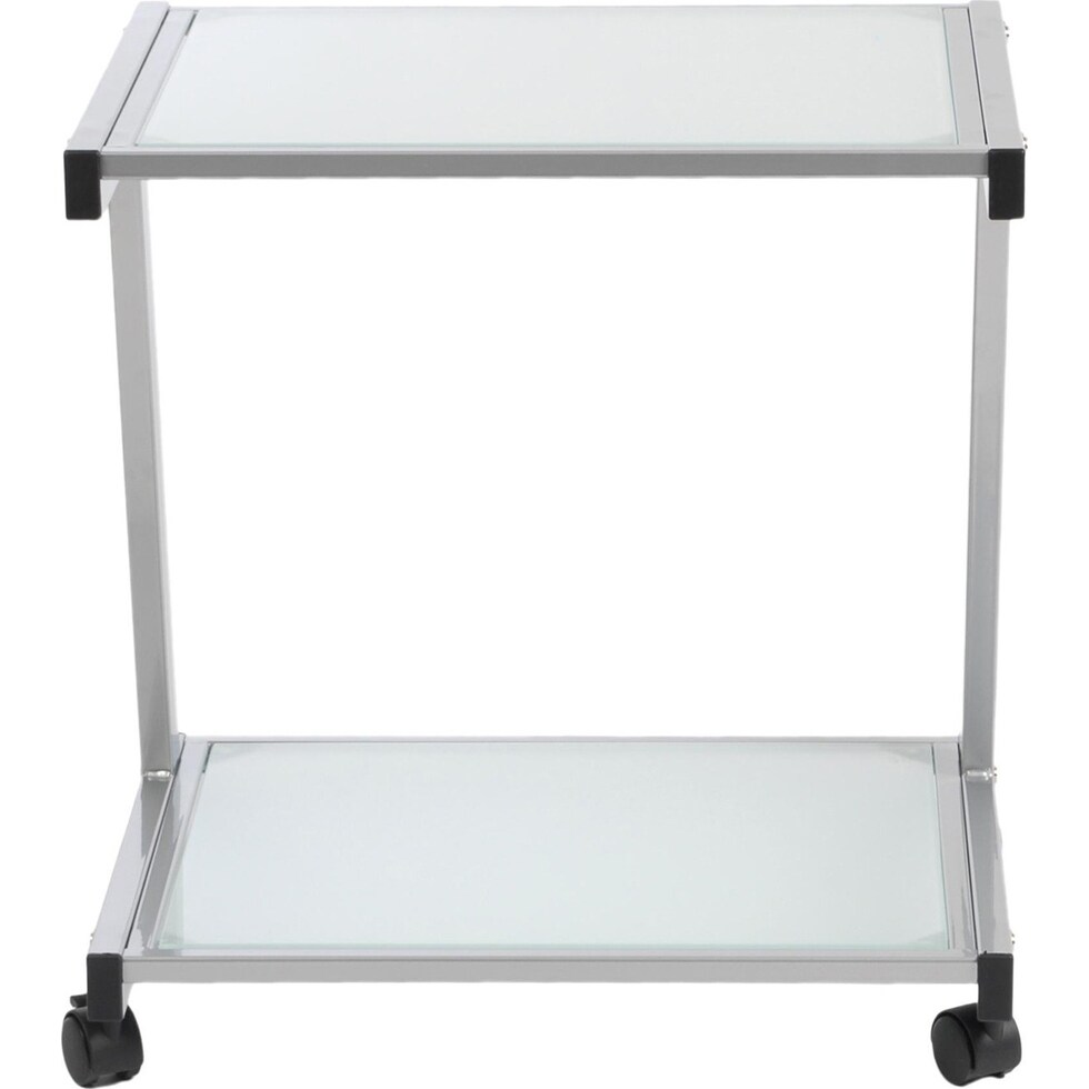 besse silver printer cart   