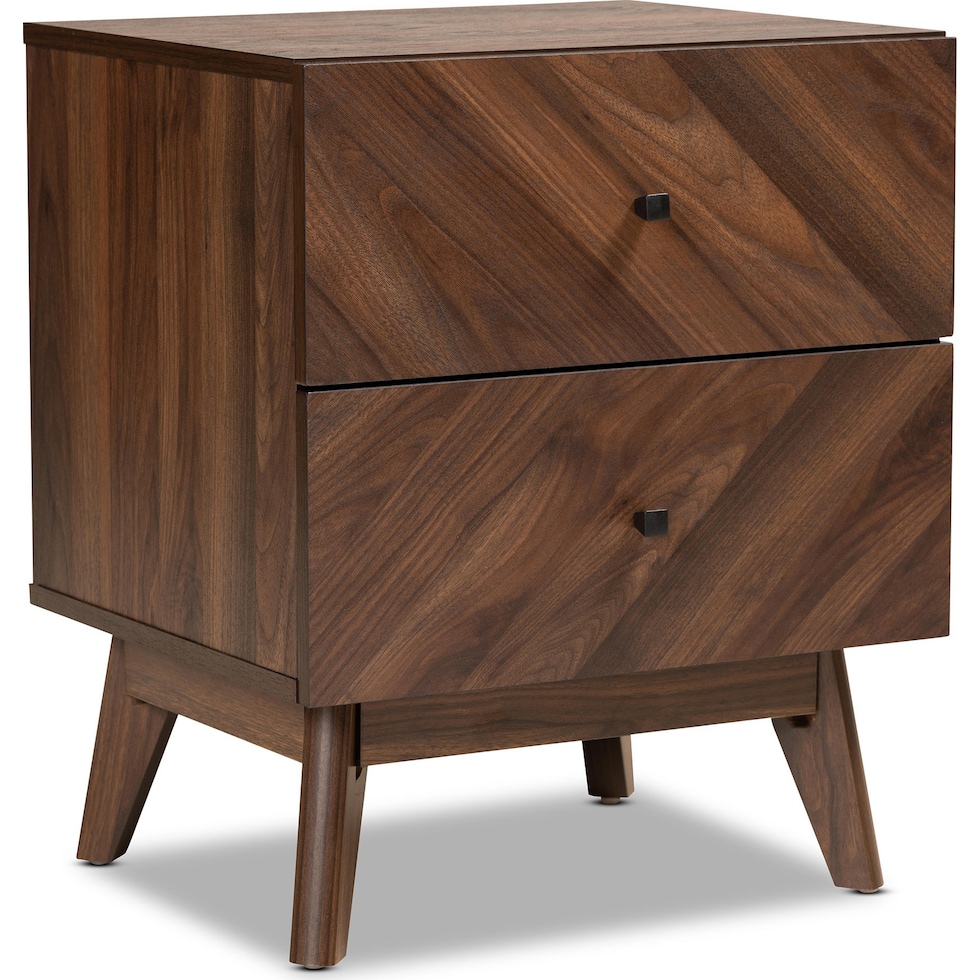 betania dark brown nightstand   