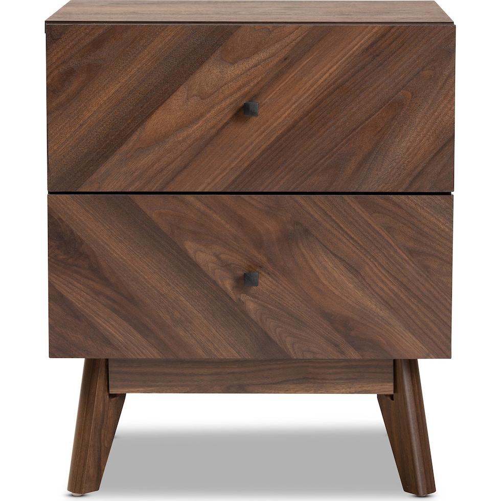 betania dark brown nightstand   