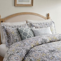 bethany gray queen bedding set   