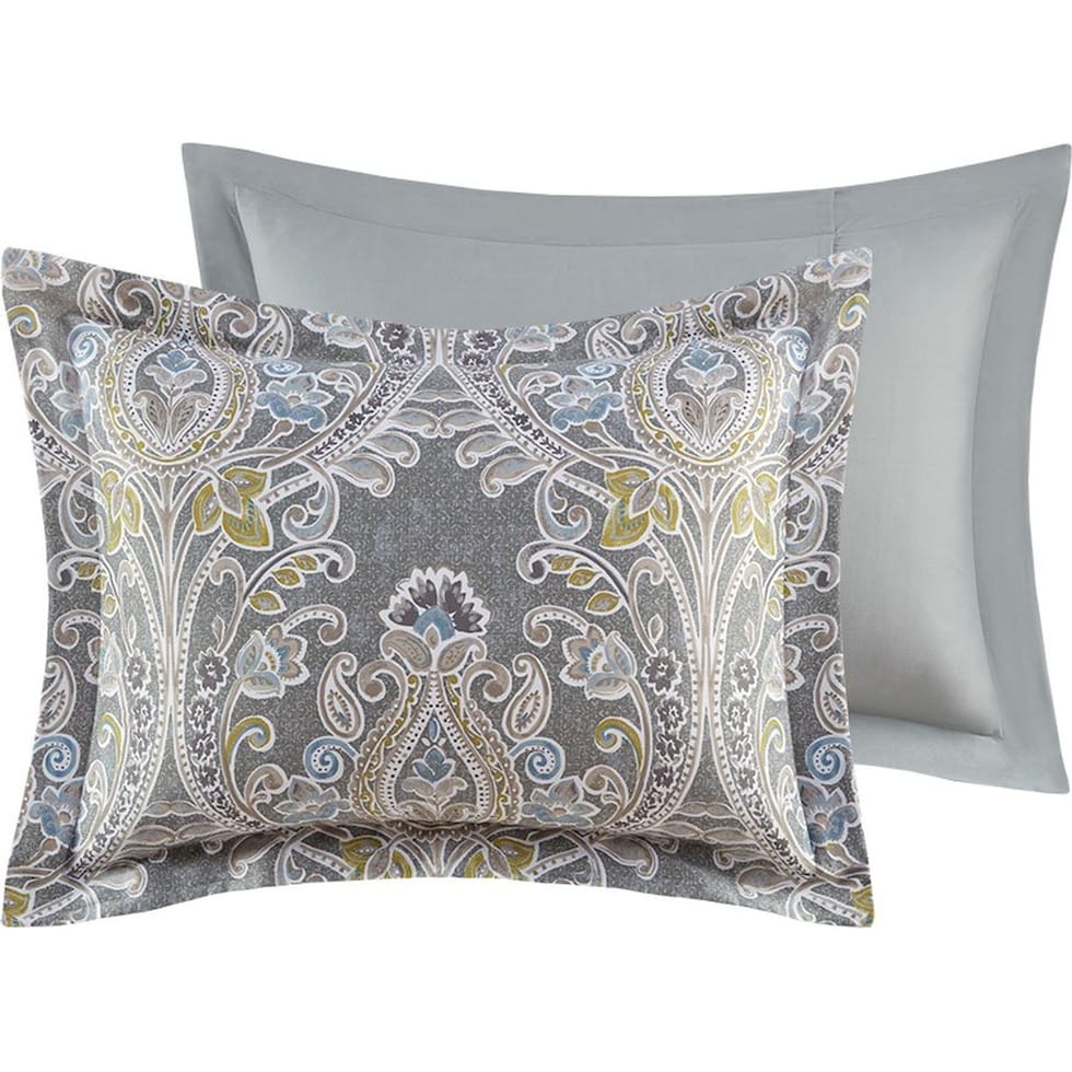 bethany gray queen bedding set   