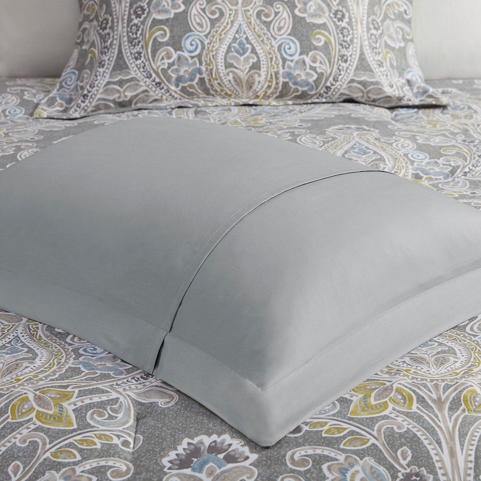 bethany gray queen bedding set   