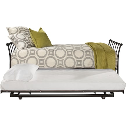 Bethel Twin Backless Trundle Daybed