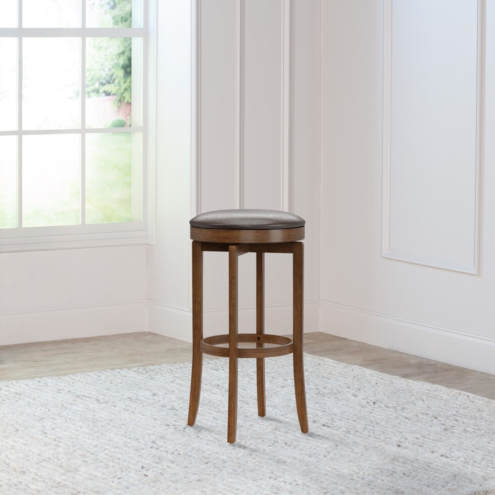 betley dark brown bar stool   