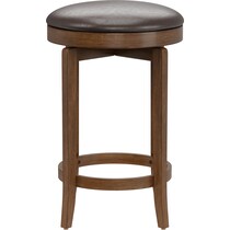 betley dark brown counter height stool   