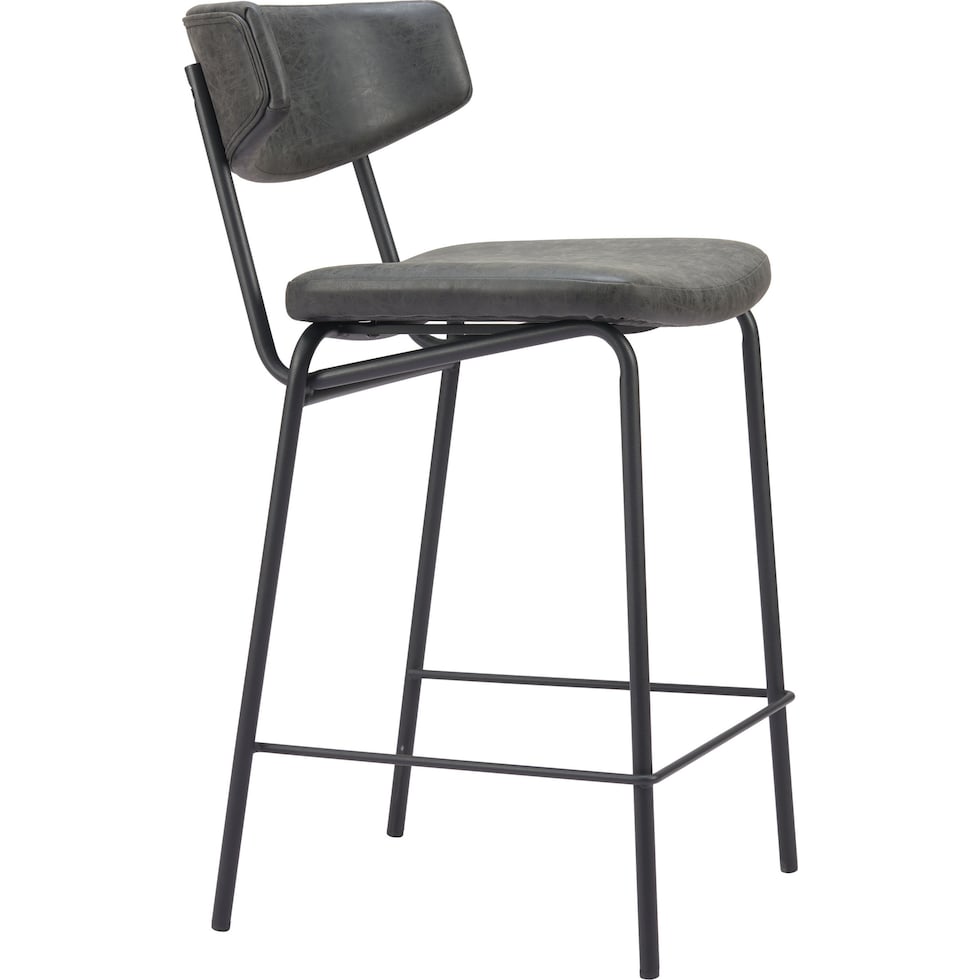 betta black counter height stool   