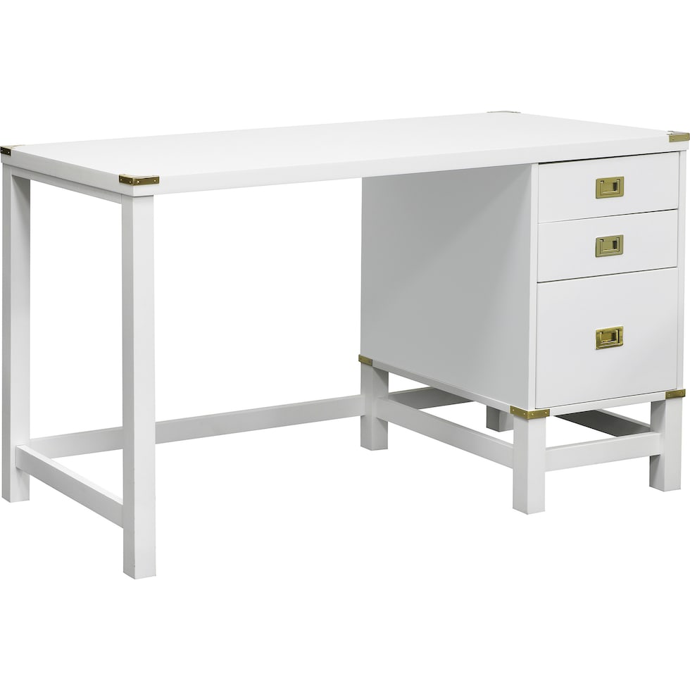 betta white desk   
