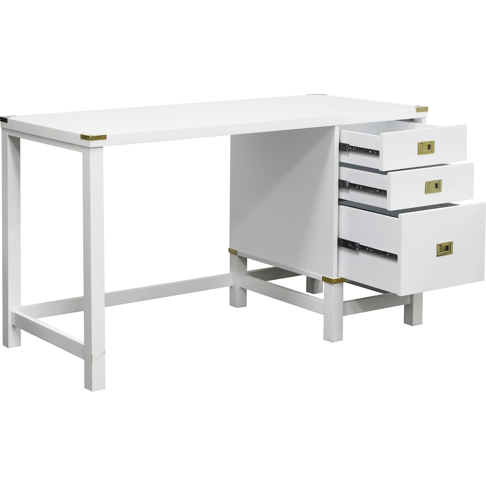 betta white desk   