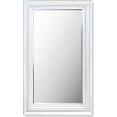 Beveled 85'' x 49'' Floor Mirror