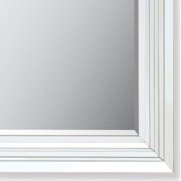 Beveled 85'' x 49'' Floor Mirror