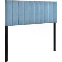bevelyn blue king headboard   