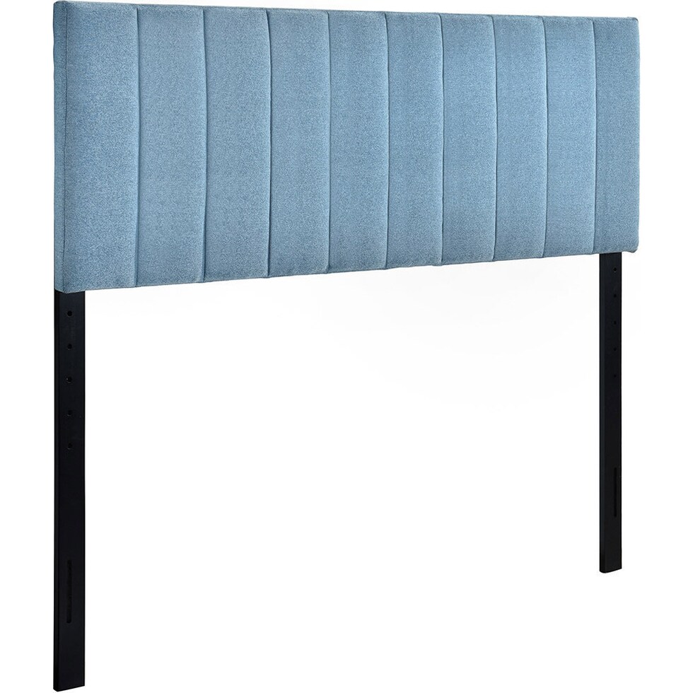 bevelyn blue king headboard   