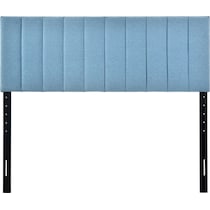 bevelyn blue king headboard   