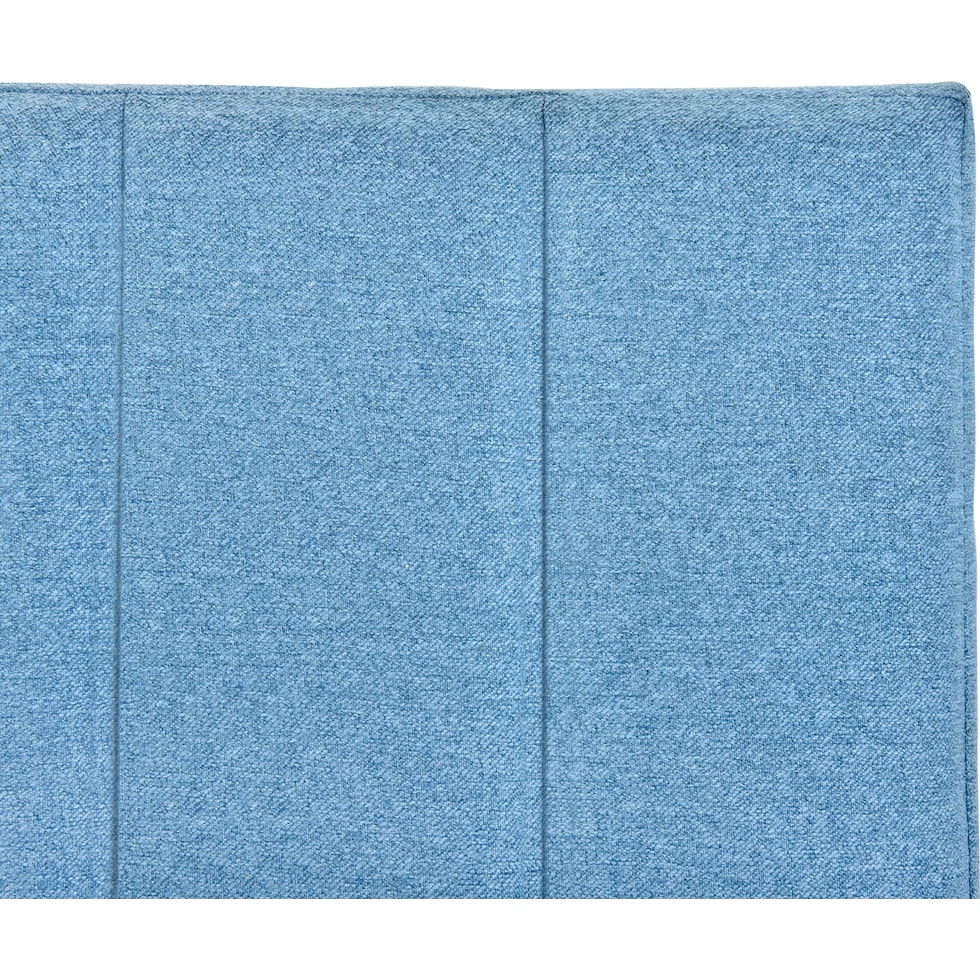 bevelyn blue queen headboard   