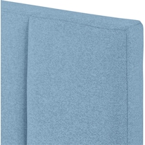 bevelyn blue twin headboard   