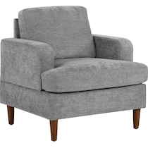 bevelyn gray accent chair   