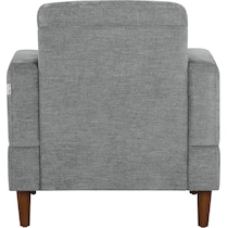 bevelyn gray accent chair   