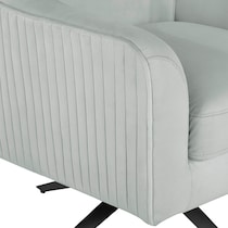 beverly gray accent chair   