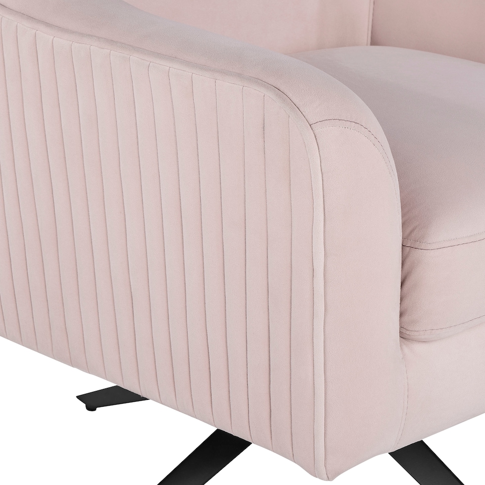 beverly pink accent chair   