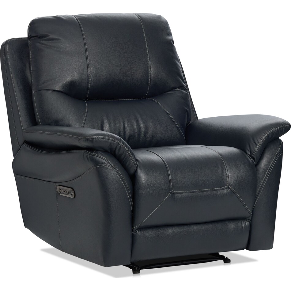 bexley blue power recliner   