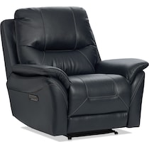 bexley blue recliner   