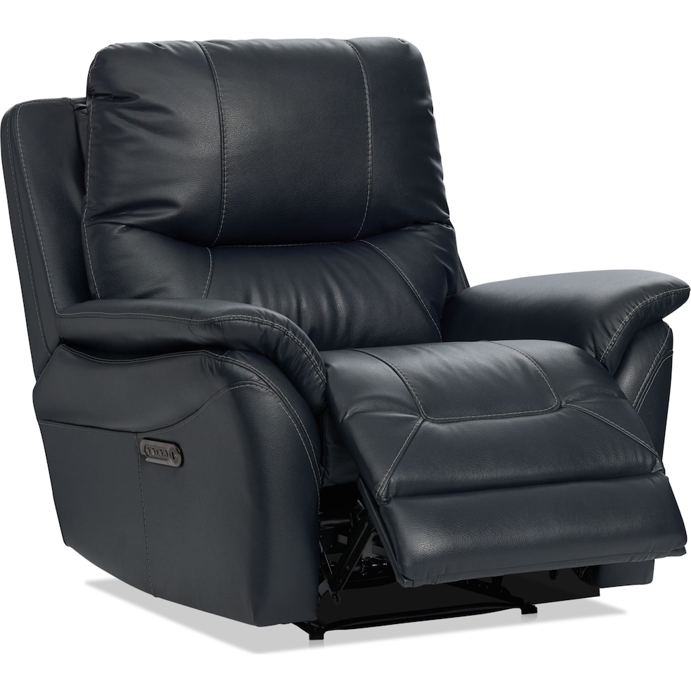 bexley blue recliner   