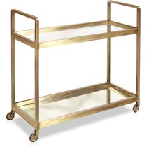 bexley gold bar cart   