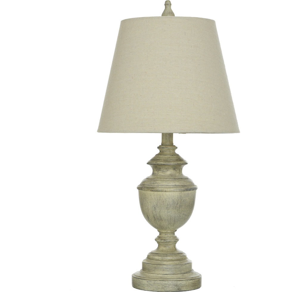 bhaskara gray table lamp   
