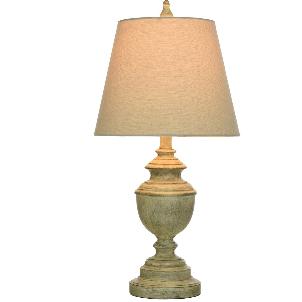 bhaskara gray table lamp   