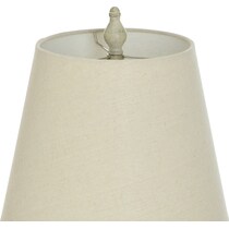 bhaskara gray table lamp   