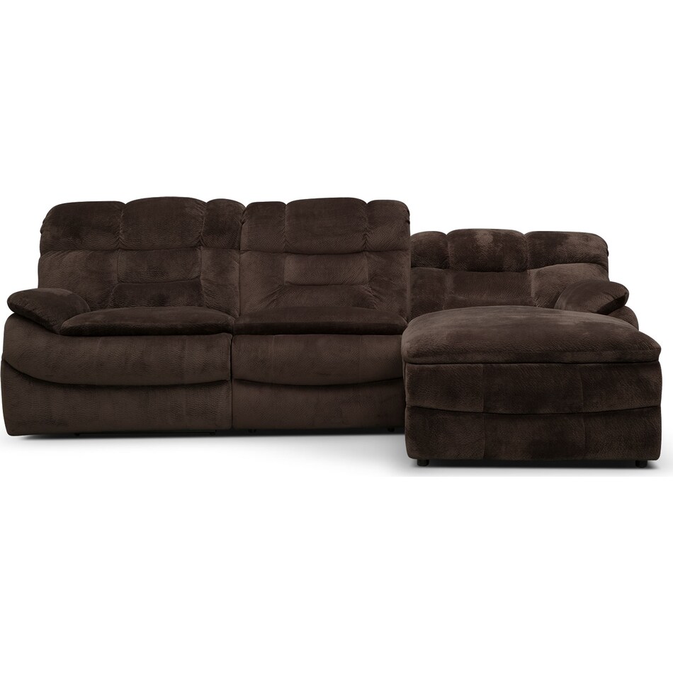 Big Softie 3-Piece Power Reclining Sectional with Chaise | Value City