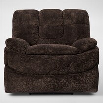 big softie dark brown power reclining loveseat   