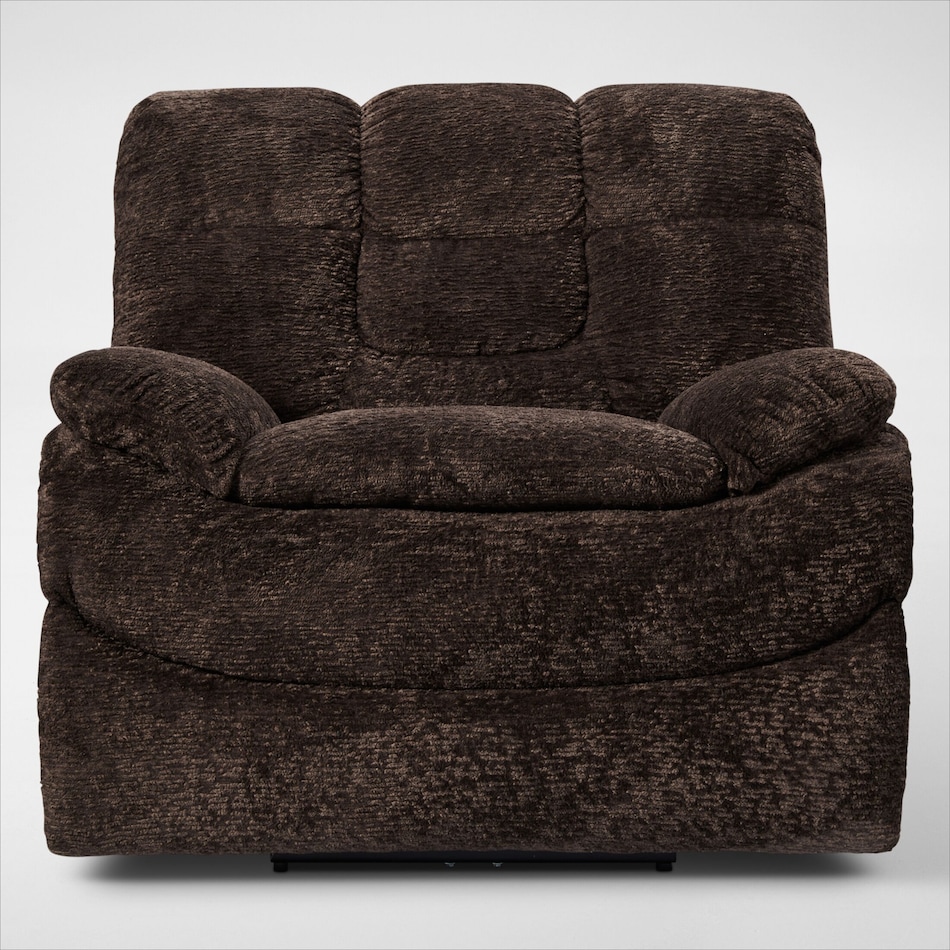 big softie dark brown power reclining loveseat   