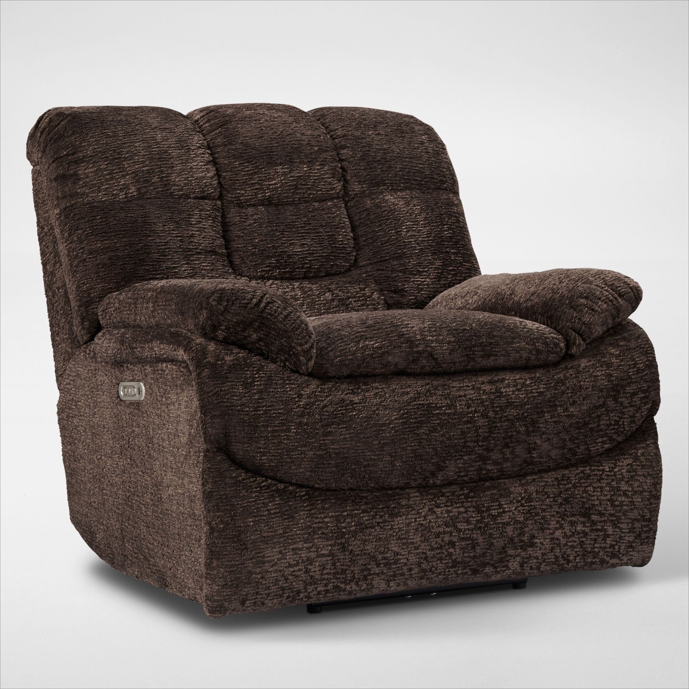 Big Softie Dual Power Recliner Chocolate Value City Furniture
