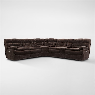 Big Softie 6-Piece Dual-Power Reclining Sectional