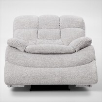 big softie gray power recliner   