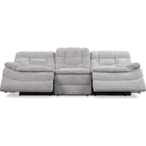 big softie gray power reclining sofa   