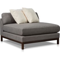 big sur gray armless chair   