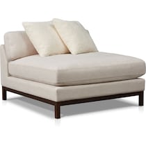 big sur white armless chair   