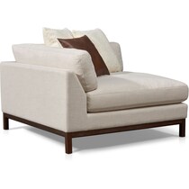 big sur white corner chair   