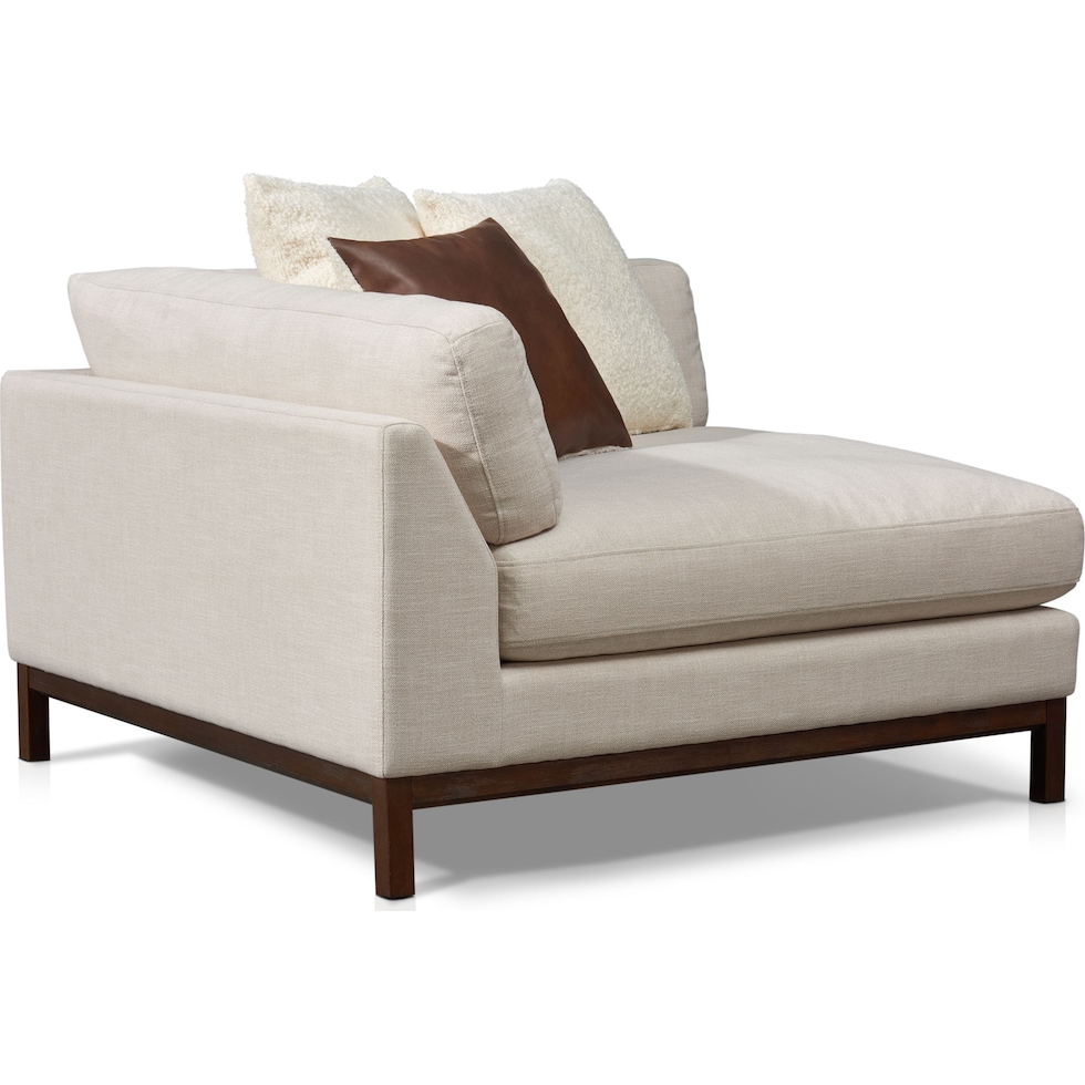 big sur white corner chair   