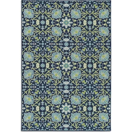 Bilboa Indoor/Outdoor 2' x 3' Rug - Navy