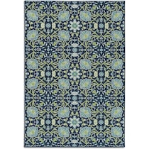bilboa blue outdoor area rug   