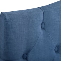 billie blue queen storage bed   