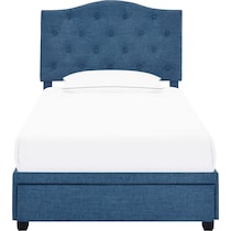 billie blue twin bed   
