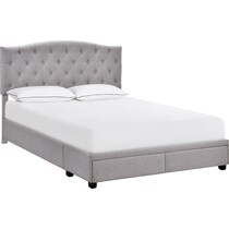 billie gray king bed   